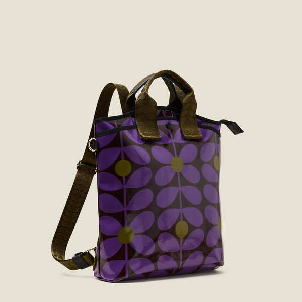 Orla Kiely Carry Backpack - Sixties Stem Orchid