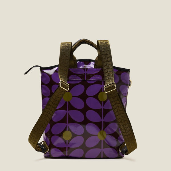 Orla Kiely Carry Backpack - Sixties Stem Orchid