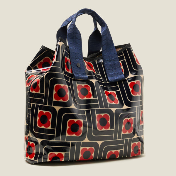 Orla Kiely Carryall Large Tote Bag - Woodblock Ink