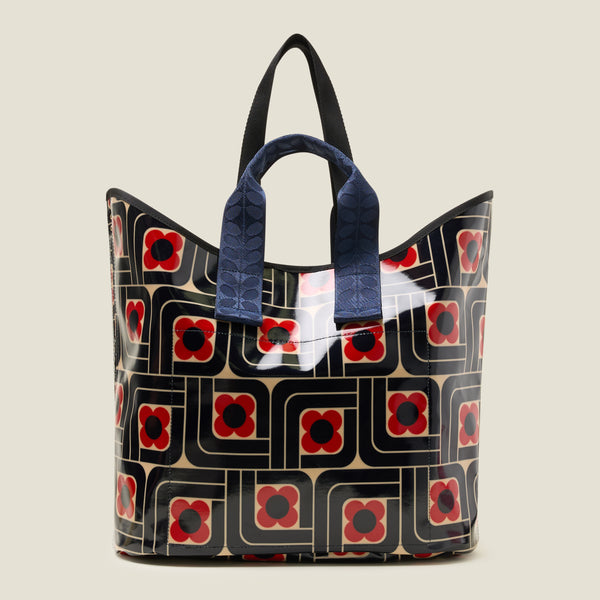 Orla Kiely Carryall Large Tote Bag - Woodblock Ink
