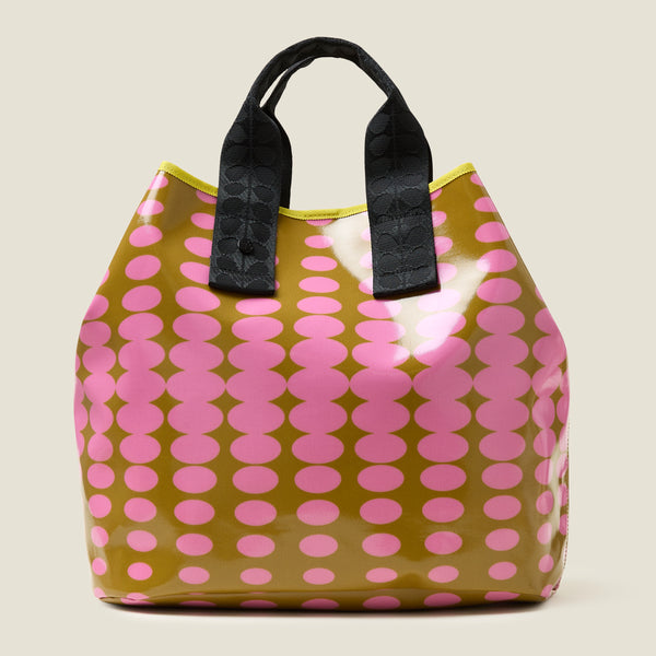 Orla Kiely Carryall Large Tote - Optical Oval Ochre