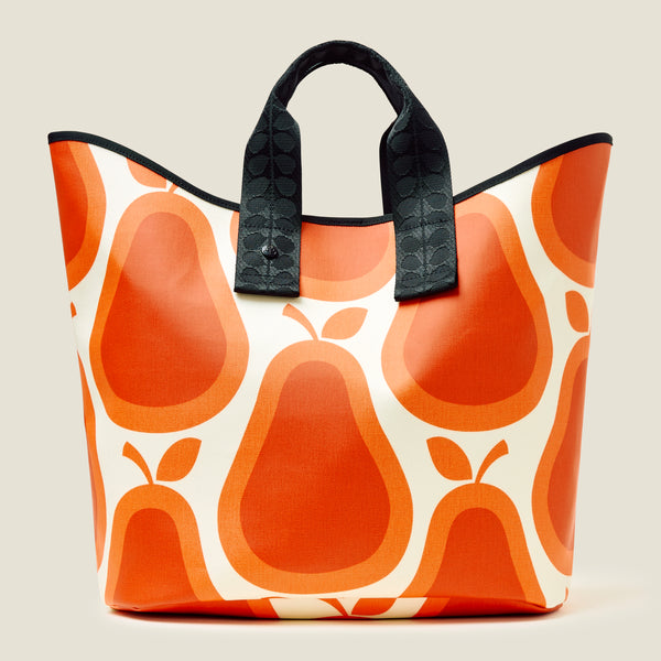 Orla Kiely Carryall Large Tote - Pear Tomato