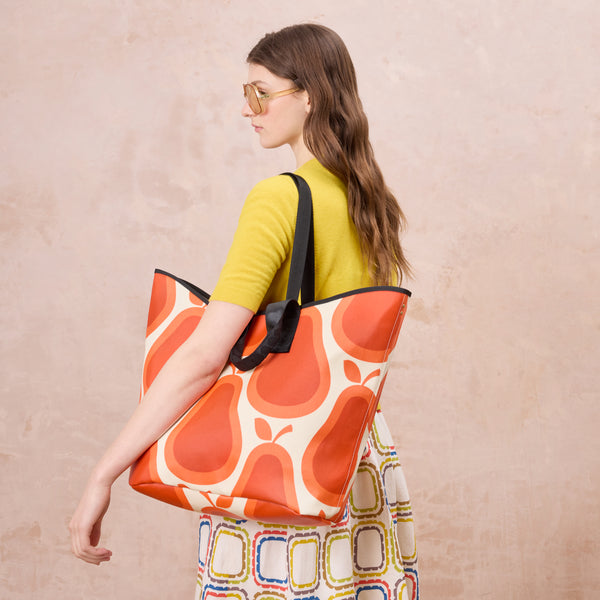 orla kiely Carryall Large Tote - Pear Tomato