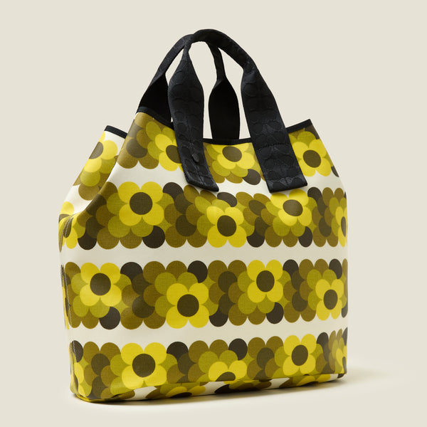Orla Kiely Carryall Large Tote - Retro Flower Yellow