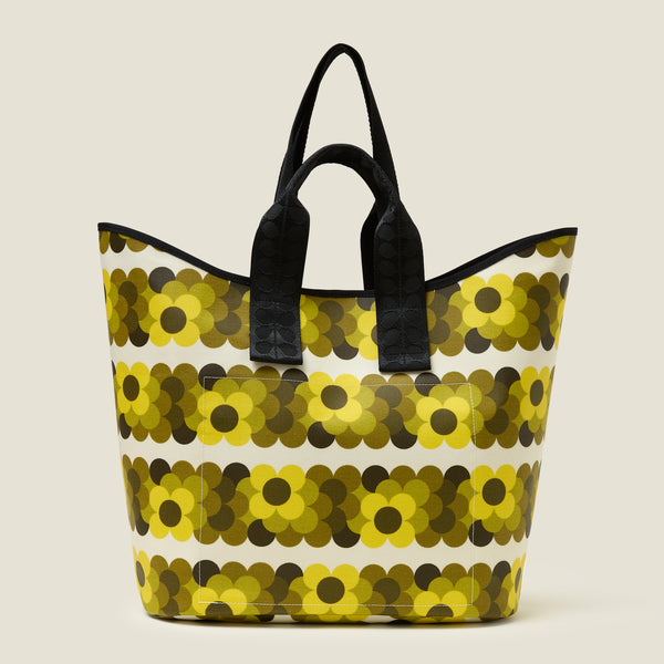 Orla Kiely Carryall Large Tote - Retro Flower Yellow