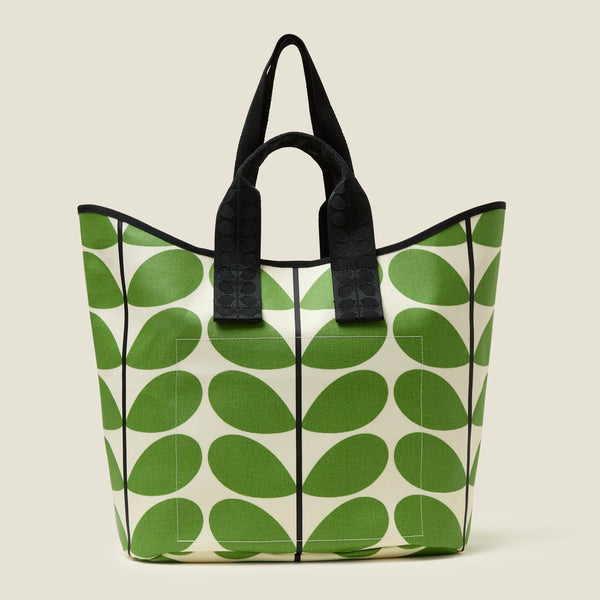 Orla Kiely Carryall Large Tote - Solid Stem Apple
