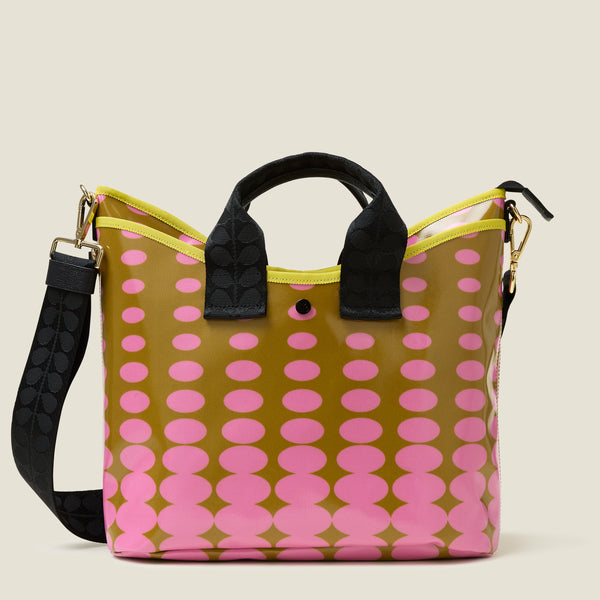 Orla Kiely Carrygrab Crossbody - Optical Oval Ochre