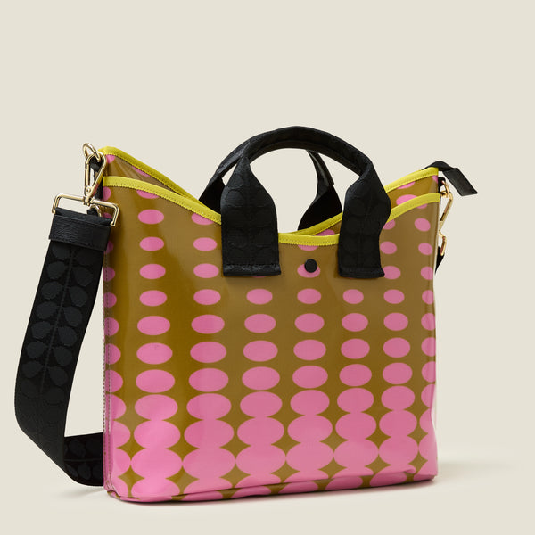 Orla Kiely Carrygrab Crossbody - Optical Oval Ochre