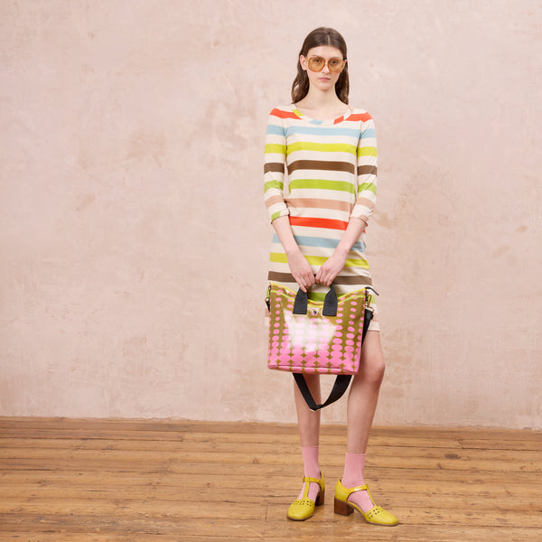 orla kiely Carrygrab Crossbody - Optical Oval Ochre