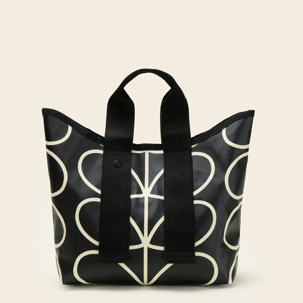orla kiely Carrysmall Basic - Linear Stem Liquorice