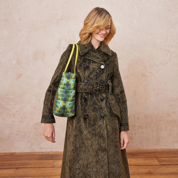 Orla Kiely Columbo Tote - Cosmos Green