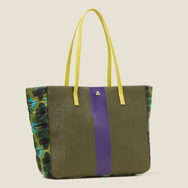 Orla Kiely Columbo Tote - Cosmos Green