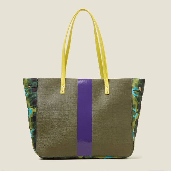 Orla Kiely Columbo Tote - Cosmos Green