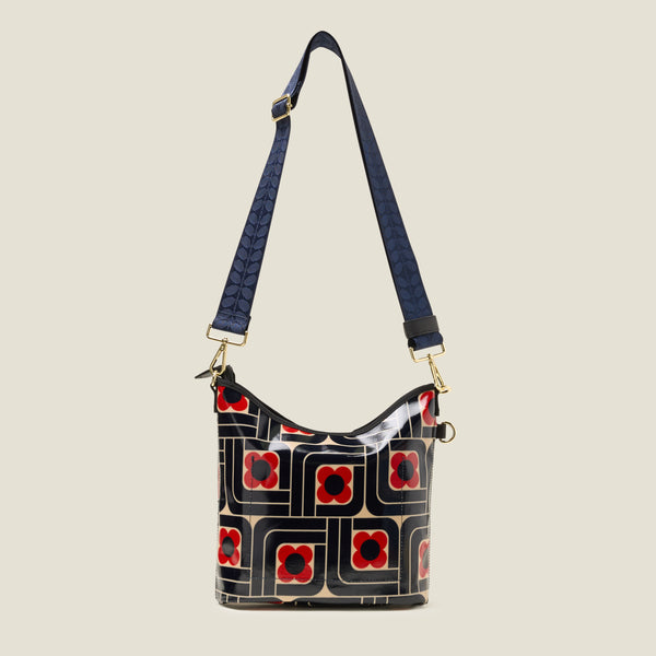 Orla Kiely Cross Carry Crossbody Bag - Woodblock Ink