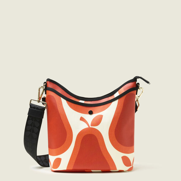 Orla Kiely Cross Carry Crossbody - Pear Tomato