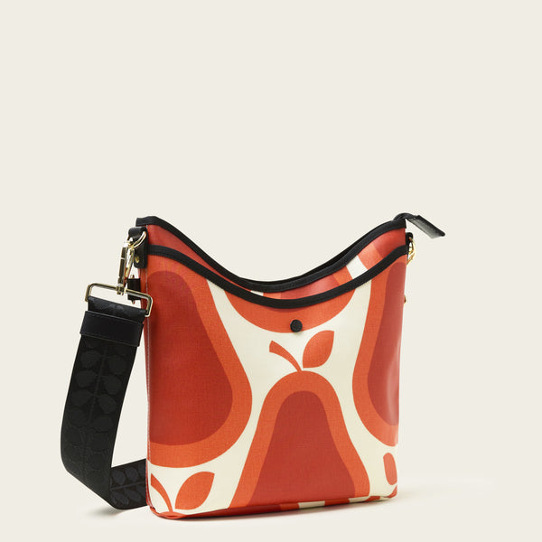 Orla Kiely Cross Carry Crossbody - Pear Tomato