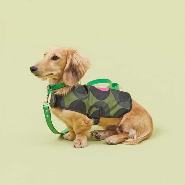 orla kiely Dog Coat - Oval Stem Forest