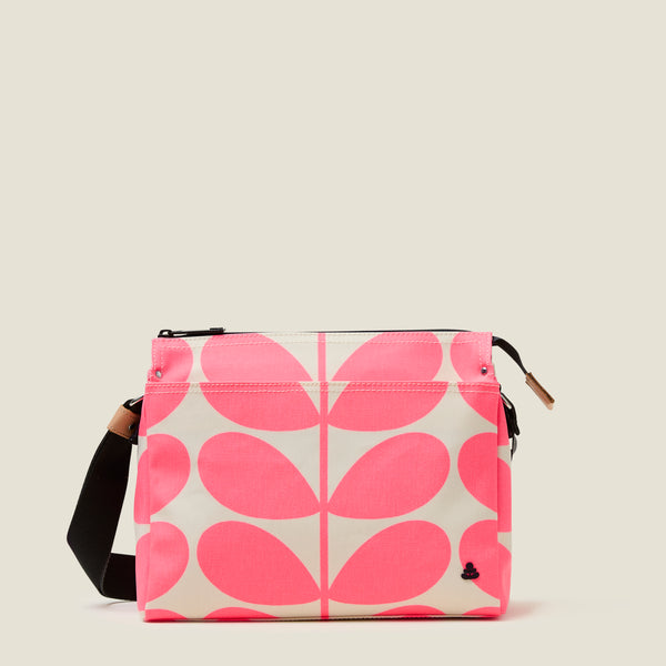 orla kiely Fielder Crossbody - Solid Stem Neon Pink
