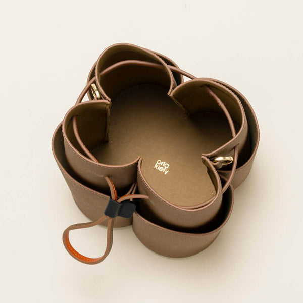 Orla Kiely Flower Petal Crossbody - Brown