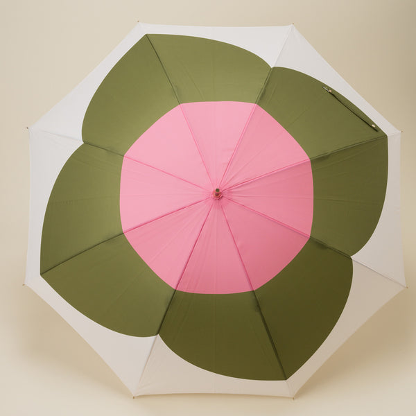 Orla Kiely Flower Petal Umbrella - Khaki