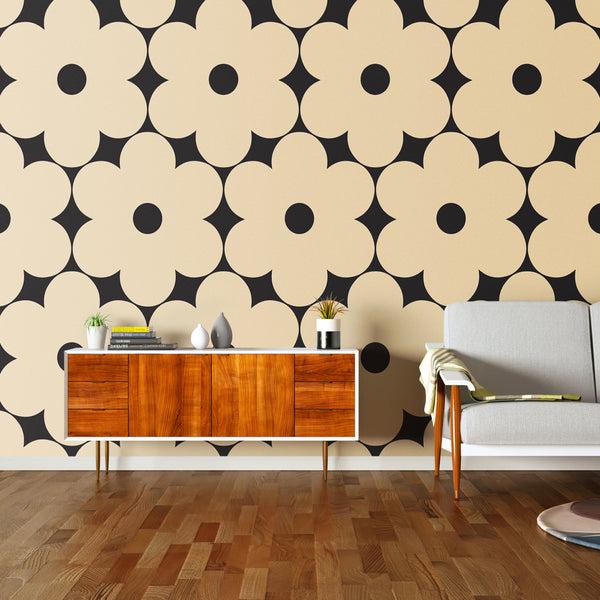 orla kiely Flower Power Wallpaper - 70cm x 10m ROW
