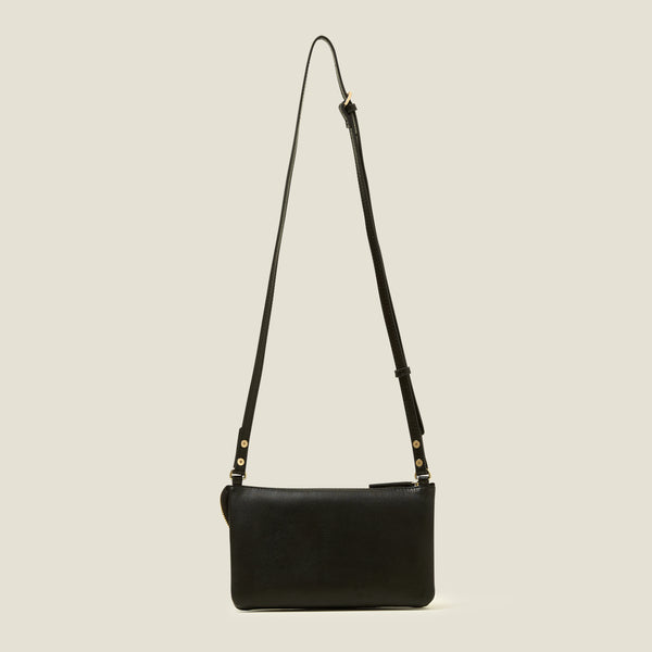 Orla Kiely Folio Crossbody - OK Applique Black
