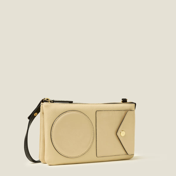 Orla Kiely Folio Crossbody - OK Applique Cream
