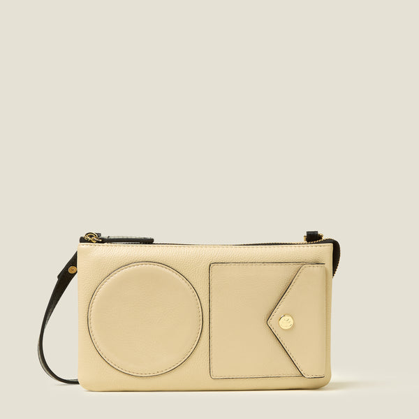 orla kiely Folio Crossbody - OK Applique Cream