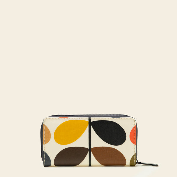 Orla Kiely Forget Me Not Wallet - Classic Multi Stem