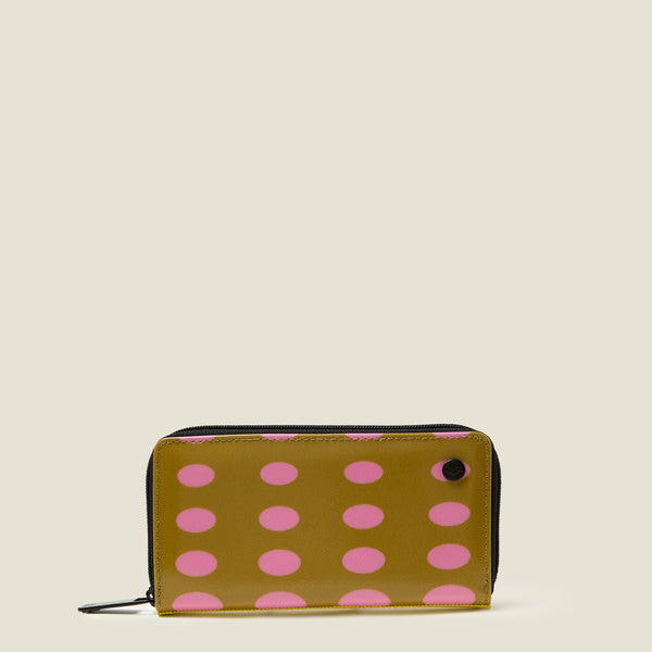 orla kiely Forget Me Not Wallet - Optical Oval Ochre