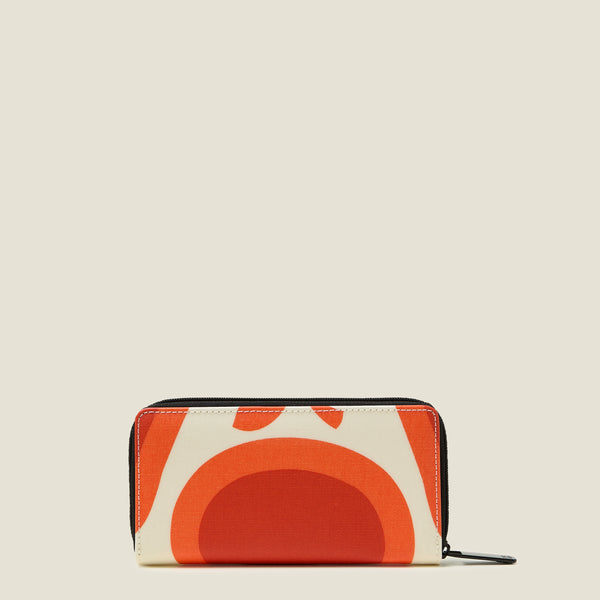 Orla Kiely Forget Me Not Wallet - Pear Tomato