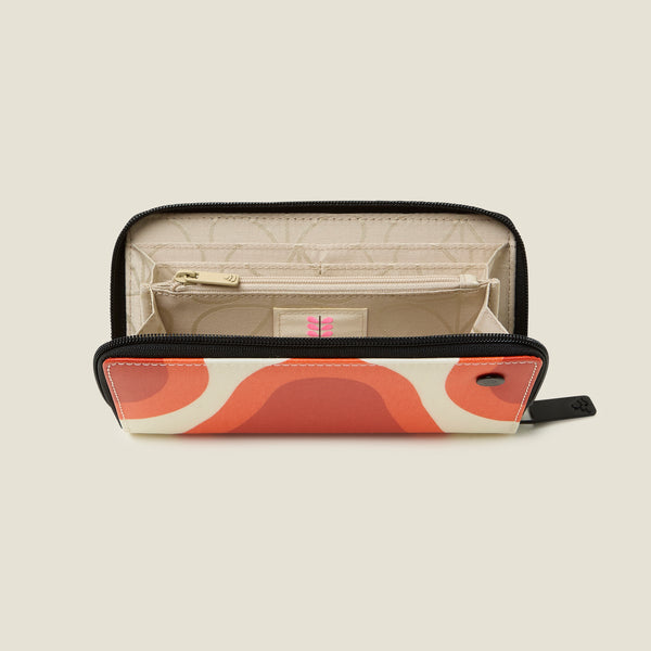 Orla Kiely Forget Me Not Wallet - Pear Tomato