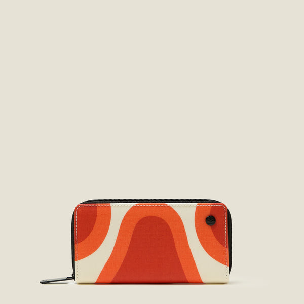 orla kiely Forget Me Not Wallet - Pear Tomato