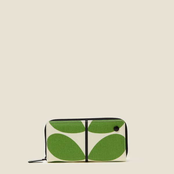 orla kiely Forget Me Not Wallet - Solid Stem Apple