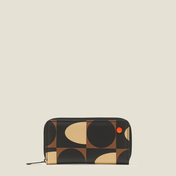 orla kiely Forget Me Not Wallet - Spot Square Mocha