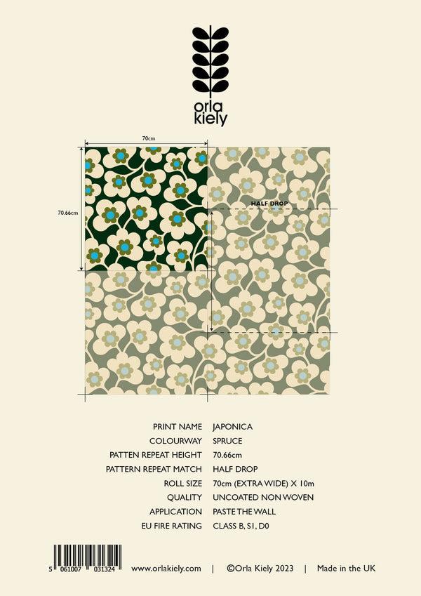 Orla Kiely Japonica Wallpaper - 70cm X 10m ROW