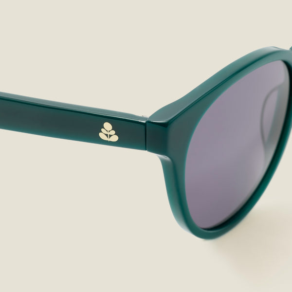 Orla Kiely Jasmine Sunglasses - Deep Teal