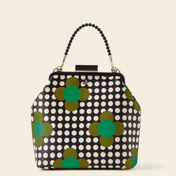 orla kiely Jenny D Handbag - Jewel Flower Polka Dot