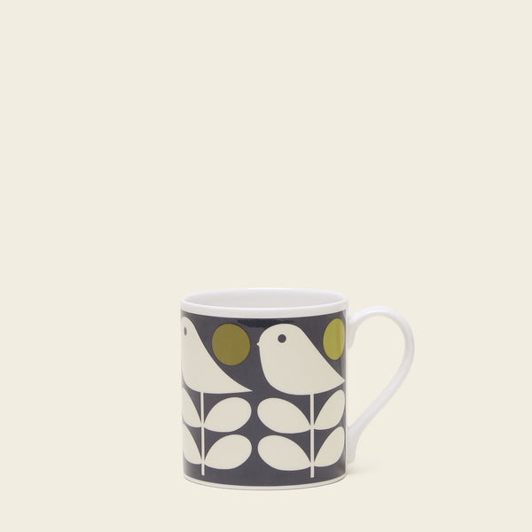 Orla Kiely Large Mug Set Of 2 - Early Bird