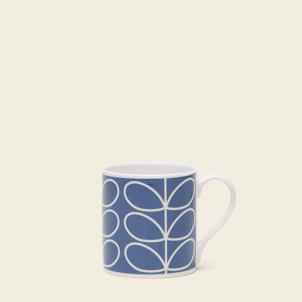 Orla Kiely Large Mug Set Of 2 - Linear Stem B&G