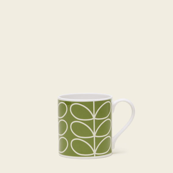 Orla Kiely Large Mug Set Of 2 - Linear Stem B&G
