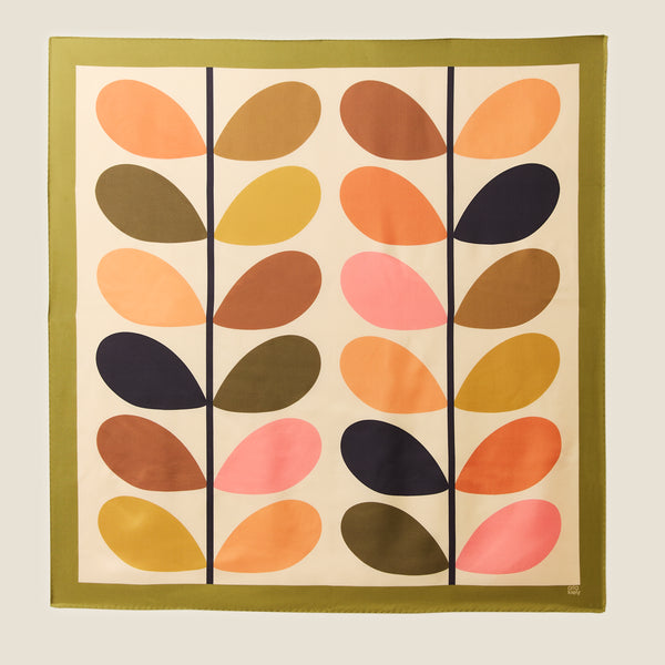 Orla Kiely Large Silk Scarf - Multi Stem