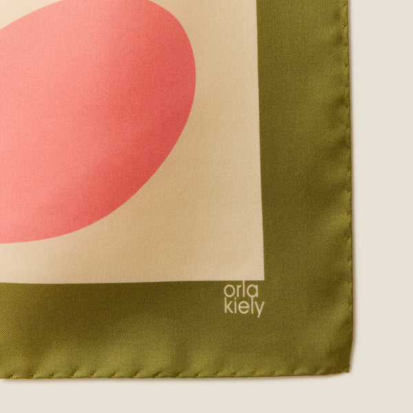 Orla Kiely Large Silk Scarf - Multi Stem