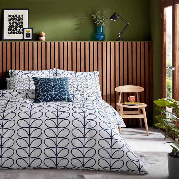 orla kiely Linear Stem Bed Linen Whale