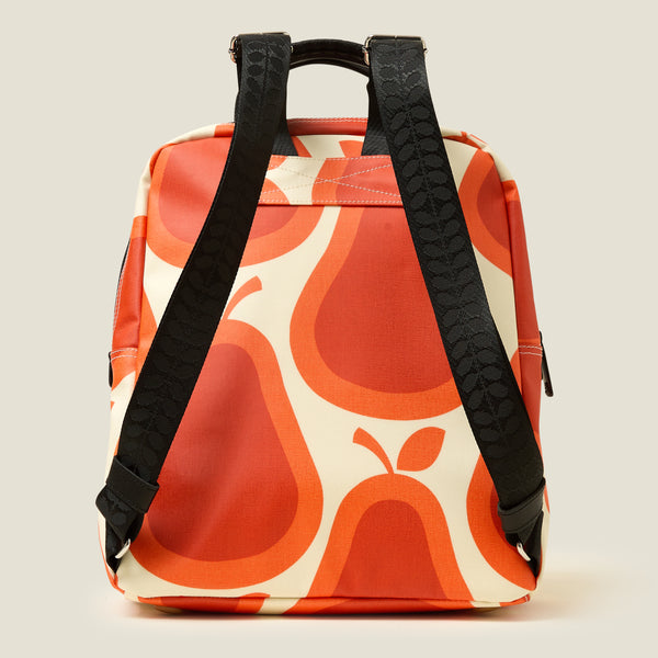 Orla Kiely Lotta Backpack - Pear Tomato