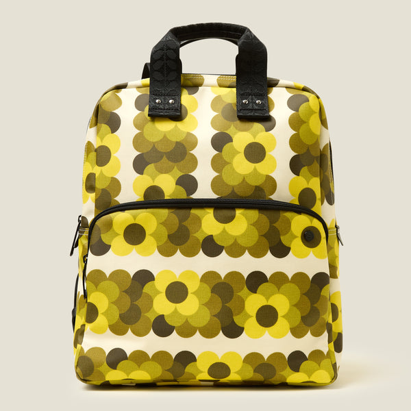 Orla Kiely Lotta Backpack - Retro Flower Yellow