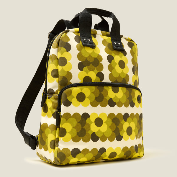 Orla Kiely Lotta Backpack - Retro Flower Yellow