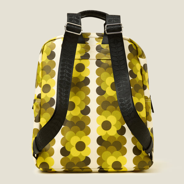 Orla Kiely Lotta Backpack - Retro Flower Yellow