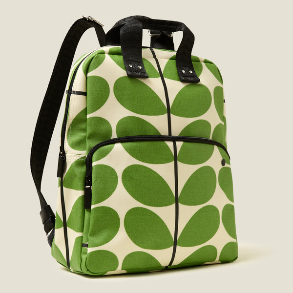 Orla Kiely Lotta Backpack - Solid Stem Apple