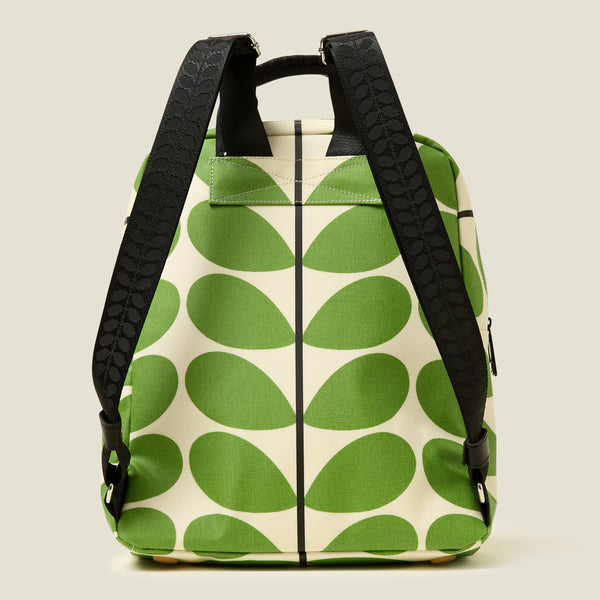 Orla Kiely Lotta Backpack - Solid Stem Apple